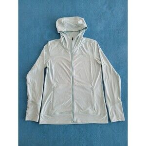 Kuhl Women’s Jacket Light Blue Thin Hooded Full Zip Size XS Performance